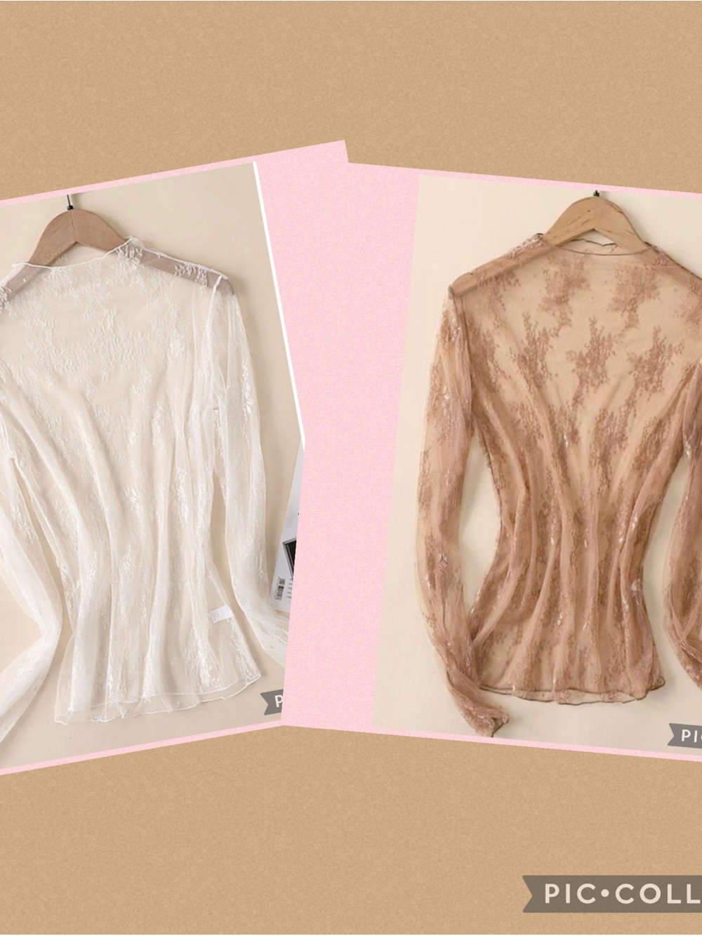 💖Sheer Lace Layering Tops: Set of Two💖